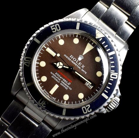 rolex single red submariner 1680.